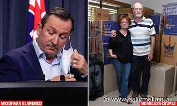 Aussie couple left HOMELESS because of Mark McGowan's decision to keep borders closed