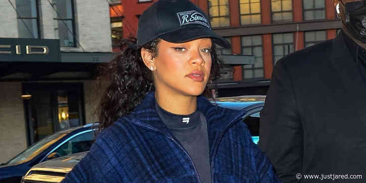 Rihanna Steps Out for Lunch in Plaid in New York City
