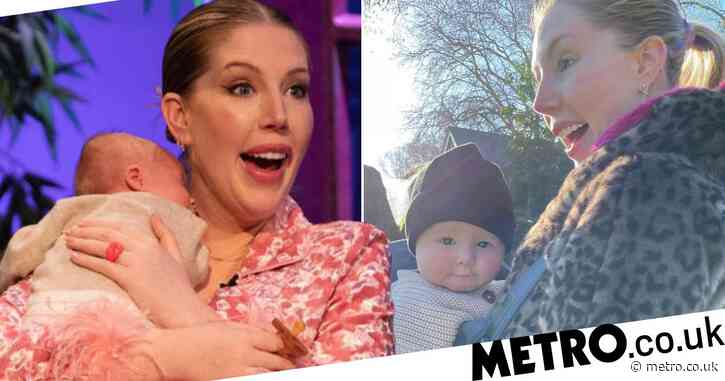 Katherine Ryan’s baby son made panel show debut at two weeks old: ‘It’s that easy for men!’