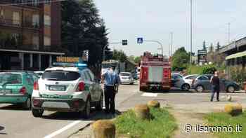 Scontro auto moto al confine fra Saronno e Uboldo: due feriti - ilSaronno