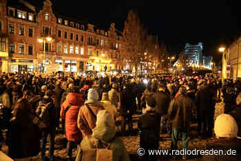 Corona-Protest und Gegenprotest in Dresden - Radio Dresden