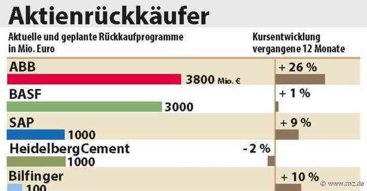 Rhein-Neckar:  Unternehmen kaufen im großen Stil eigene Aktien