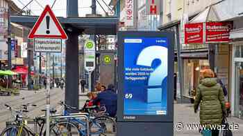 Cityscreens an der Bahnhofstraße in Witten sind in Betrieb - Westdeutsche Allgemeine Zeitung