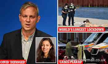 Victoria, Brett Sutton: Top doctor says Covid peak OVER … and we need to get on with our lives - Daily Mail