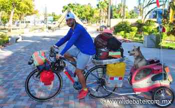 ¡Bienvenido! El argentino Diego Simonetta llega en su bici a Los Mochis, Sinaloa - Debate