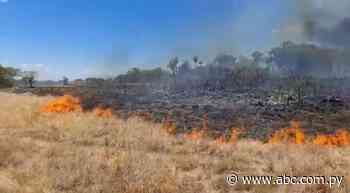 Gran incendio en Eusebio Ayala avanza hasta Piribebuy - ABC Color