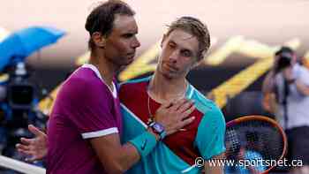 Shapovalov eliminated by Nadal in epic 5-set marathon Down Under - Sportsnet.ca
