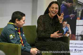Kate Middleton hails Kent Scout who slept outside for a year