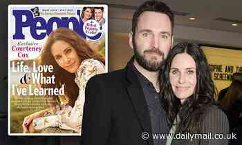 Courteney Cox says she is 'not opposed to' marrying Johnny McDaid but 'I just don't think about it'