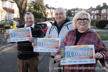 Four Stanmore winners score £150,000 in postcode lottery