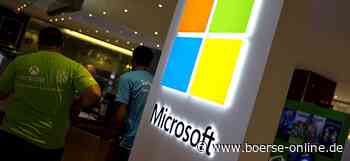 Microsoft-Aktie legt nach jüngsten Kursverlusten wieder zu: Cloud-Geschäft kurbelt Umsatz an