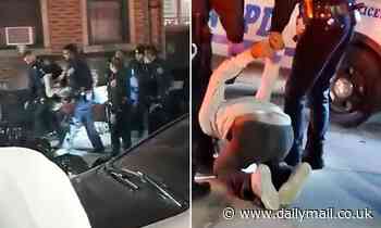 NYPD cops drag away and arrest machete-wielding 
suspect in Brooklyn [Video]