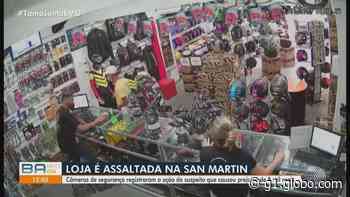 Homem armado saqueia funcionários e rouba produtos de loja em Salvador; prejuízo chega a R$ 8 mil - G1