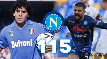 ¡Histórico! Lorenzo Insigne iguala marca de Diego Maradona en Napoli - Libero.pe