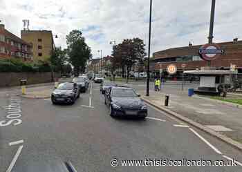 Burst water main causes huge traffic delays in Southgate