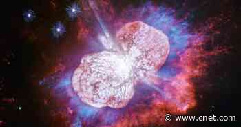 See famously explosive star Eta Carinae in spectacular new 3D view     - CNET