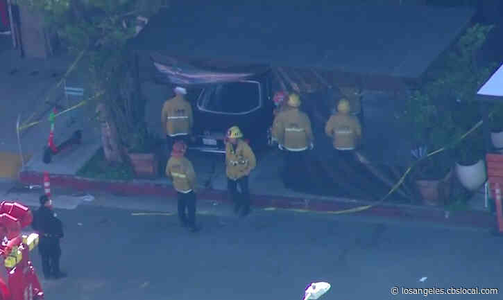 3 Injured After Car Crashes Into Patio Dining Area Of Covell In East Hollywood