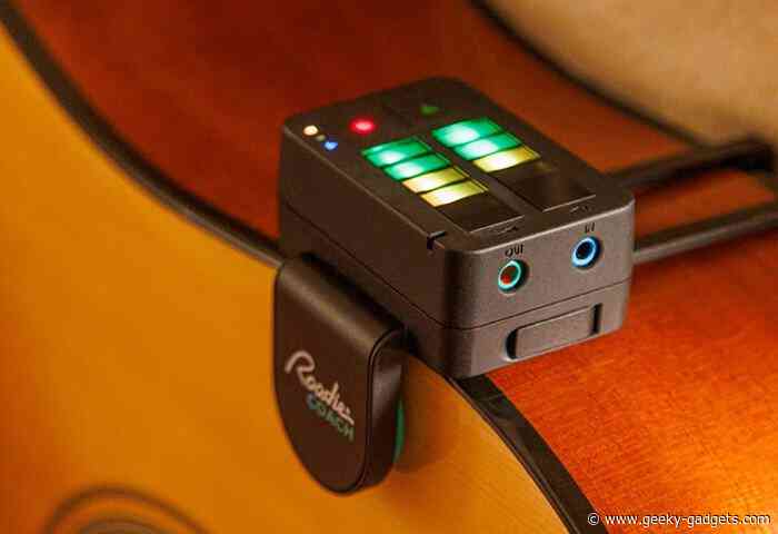 Learn to play your favorite songs with the Roadie Coach electronic music tutor