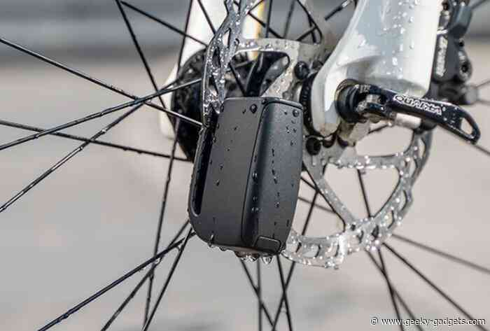 Biometric fingerprint bicycle lock is small enough to fit in your pocket