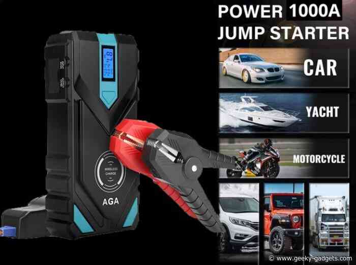 AGA powerful, compact 1,000A car jump starter