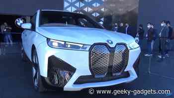 BMW iX Flow color changing car in action again (Video)
