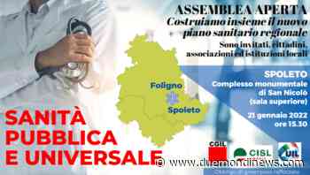 Quale sanità per Foligno e Spoleto? Domani assemblea pubblica di Cgil, Cisl e Uil sul nuovo piano sanitario regionale - Due Mondi News