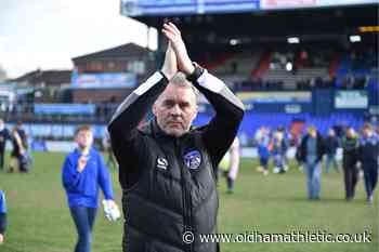 John Sheridan - The Story So Far - News - oldhamathletic.co.uk