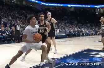 Providence's Justin Minaya gets UP, swats away potential poster dunk