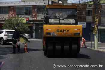 Ruas da Trindade recebem novo asfalto | JORNAL O São Gonçalo On-line - O São Gonçalo