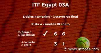 Iordache y Sherif se despiden del torneo de El Cairo - infobae