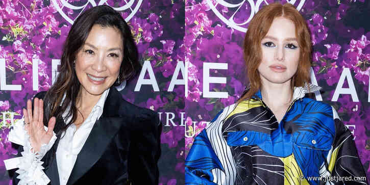 'Blood Origin' Star Michelle Yeoh Joins Madelaine Petsch at Elie Saab Fashion Show in Paris