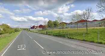 Man cut from car and taken to hospital following A59 crash