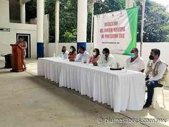Instalan Consejo de Protección Civil en San Juan Evangelista - plumas libres