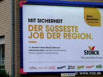 Mit Plakataktion: Wegen Homann-Aus? Storck wirbt in Dissen um Arbeitskräfte - NOZ