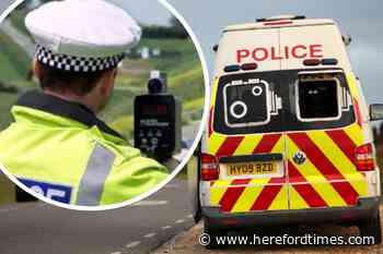 Named: more drivers caught speeding on Herefordshire's roads