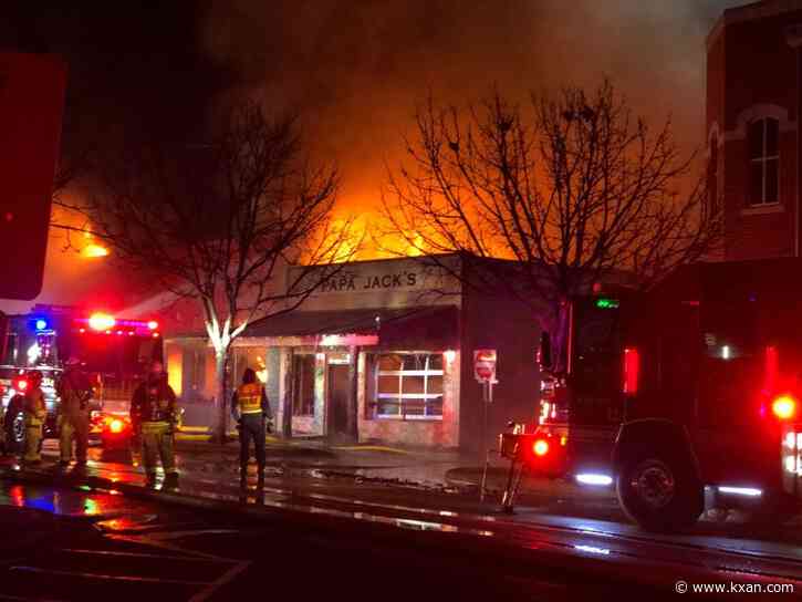 Downtown Kyle bar destroyed by fire early Thursday