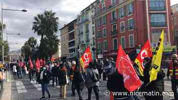 Grève: revivez la manifestation dans les rues de Nice ce jeudi matin
