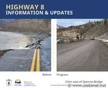 Highway 8 temporary access hoped to be restored this spring - Kamloops News - Castanet.net