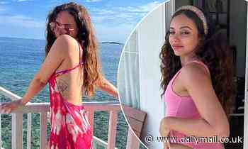 Little Mix star Jade Thirlwall poses in racy thong swimsuit and shows off new Egyptian queen tattoo