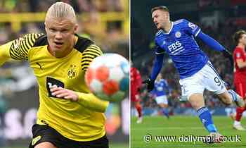 Dortmund's Erling Haaland reveals he watches videos of Leicester star Jamie Vardy to improve