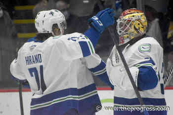 Abbotsford Canucks ride call-up goalie to 5-3 win – Chilliwack Progress - Chilliwack Progress