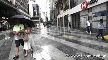 Alerta por lluvias intensas y ocasional caída de granizo para Buenos Aires y CABA - Télam