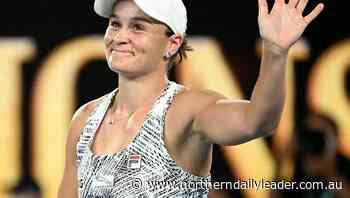 Finalist Barty living out her Open dream - The Northern Daily Leader