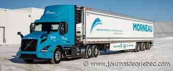 Groupe Morneau: un premier camion électrique au terminal de Québec