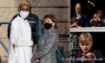 Prince Albert of Monaco attends St Devote Day cathedral service alongside his former mistress - Daily Mail