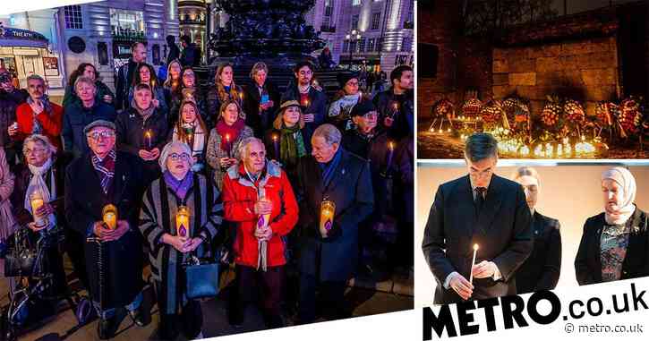 Candles lit across UK to ‘light the darkness’ on Holocaust Memorial Day