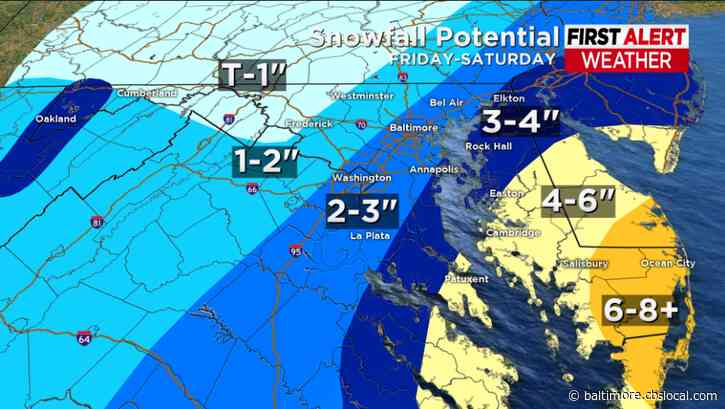 Winter Storm Expected To Be ‘Coast Hugger,’ But I-95 Corridor Will See Snow
