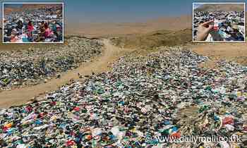 Dumped in the Atacama desert, the mountain of discarded cheap clothes from the West