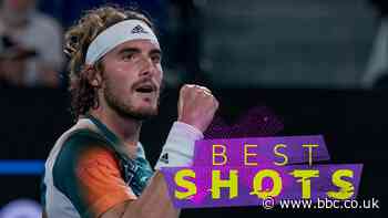 Australian Open: Best shots as Stefanos Tsitsipas beats Jannik Sinner in straight sets