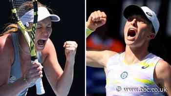 Australian Open: Danielle Collins to play Iga Swiatek in Melbourne semi-finals